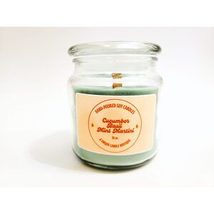 Cucumber Basil Mint Martini Candle - 16 oz